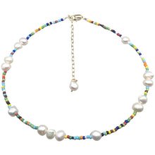 Load image into Gallery viewer, Brooke Necklace Multi-colour (Flat View)