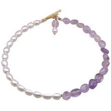 Load image into Gallery viewer, Leo Anklet Amethyst (Flat View)