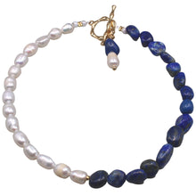 Load image into Gallery viewer, Leo Anklet Lapis Lazuli (Flat View)
