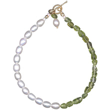 Load image into Gallery viewer, Leo Anklet Peridot (Flat View)