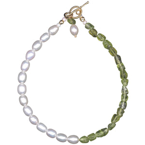Leo Anklet Peridot (Flat View)