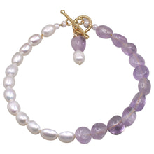 Load image into Gallery viewer, Leo Bracelet Amethyst (Flat View)