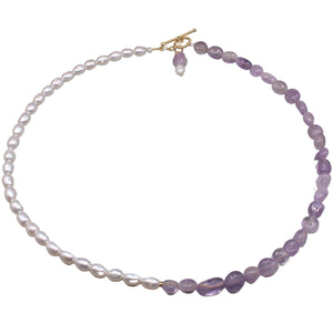 Leo Necklace Amethyst (Flat View)